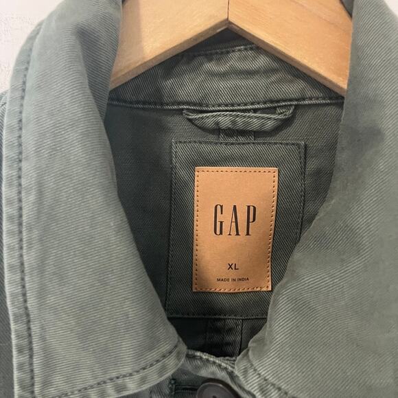 Gap Green Military Jacket Size XL - Picture 3 of 4
